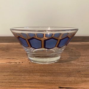 Vintage Washington Pasinski Blue Hexagon Bowl 
One Bowl